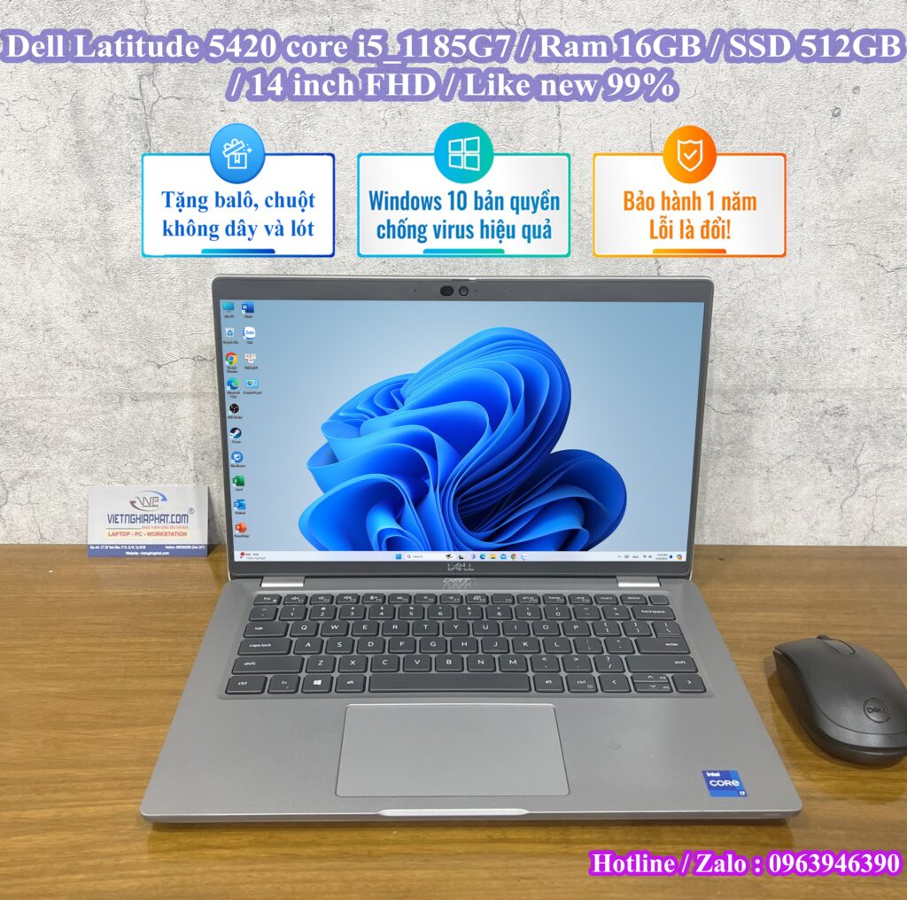 LAPTOP DELL LATITUDE 5420 I7-1185G7 16G 256 SSD 14 FHD NEUF JAMAIS Utilise Kouba Alger Algerie D50832499